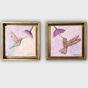 Pareja de Colibríes