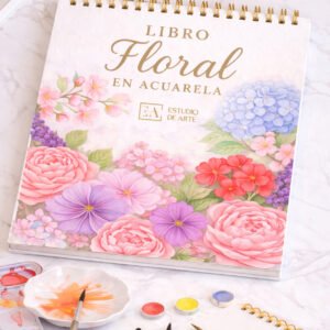 Libro Floral de Acuarela