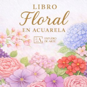 Libro Floral de Acuarela Digital