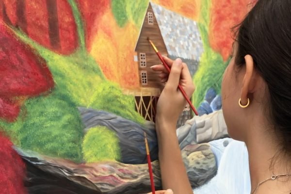 Pintando pintura al óleo realismo